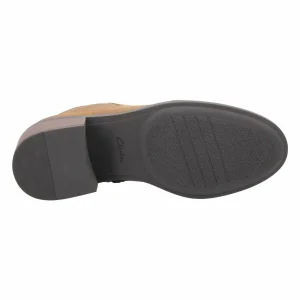 Clarks MEMI ZIP DARK TAN MARRON 17